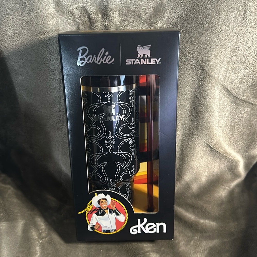 Never used never open Stanley 40oz howdy Ken, Barbie quencher. Limited edition